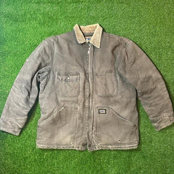 Big Smith Other - Retro Big Smith chore coat, corduroy collar, utility pockets